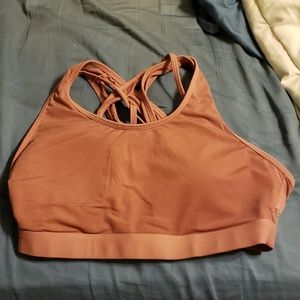 Fabletics strappy back sports bra